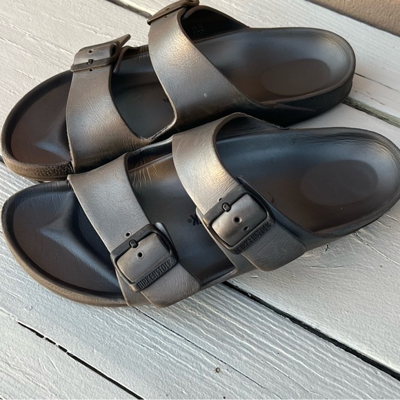 Birkenstock Black Arizona Eva Sandals - USEU Size 40 - Picture 1 of 8